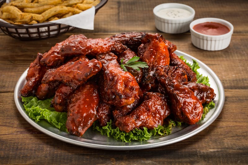 BBQ Boneless Wings with smoky barbecue sauce