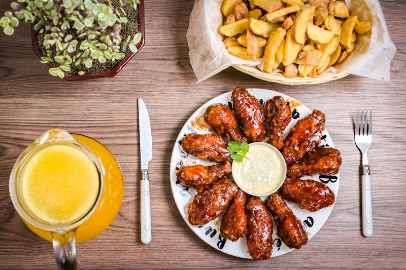 Buffalo Classic Wings - bone-in wings with spicy buffalo sauce